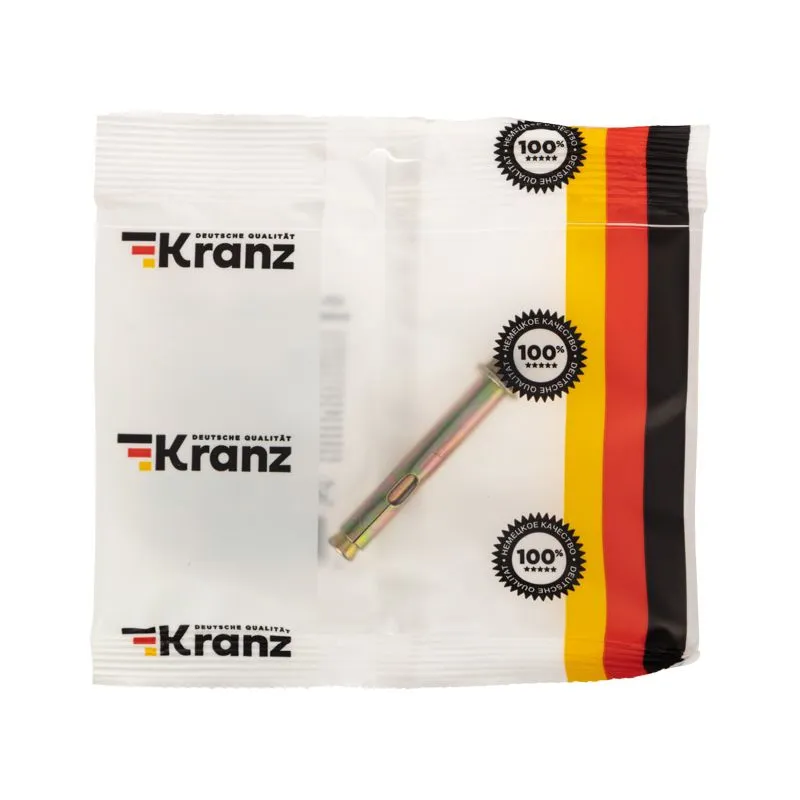 Болт анкерный  с гайкой 8х65 пакет (1 шт/уп) KRANZ - Фото 3