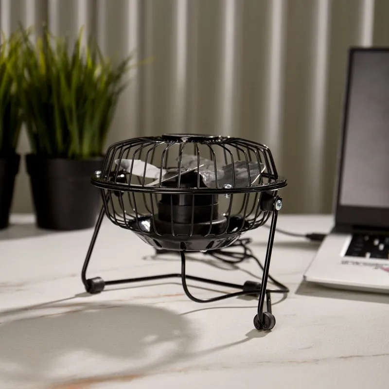 Вентилятор настольный DOMIE, DX-4 USB, черный - Фото 4