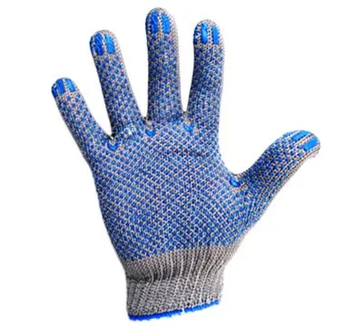 Перчатки х/б с покрытием ПВХ («Актив») 3 нити, 32-34 г - Фото 2