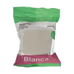 Выключатель 1-кл. ОП Blanca 10А IP20 (сх. 1) 250В с изолир. пластиной беж. SE BLNVA101017 520093