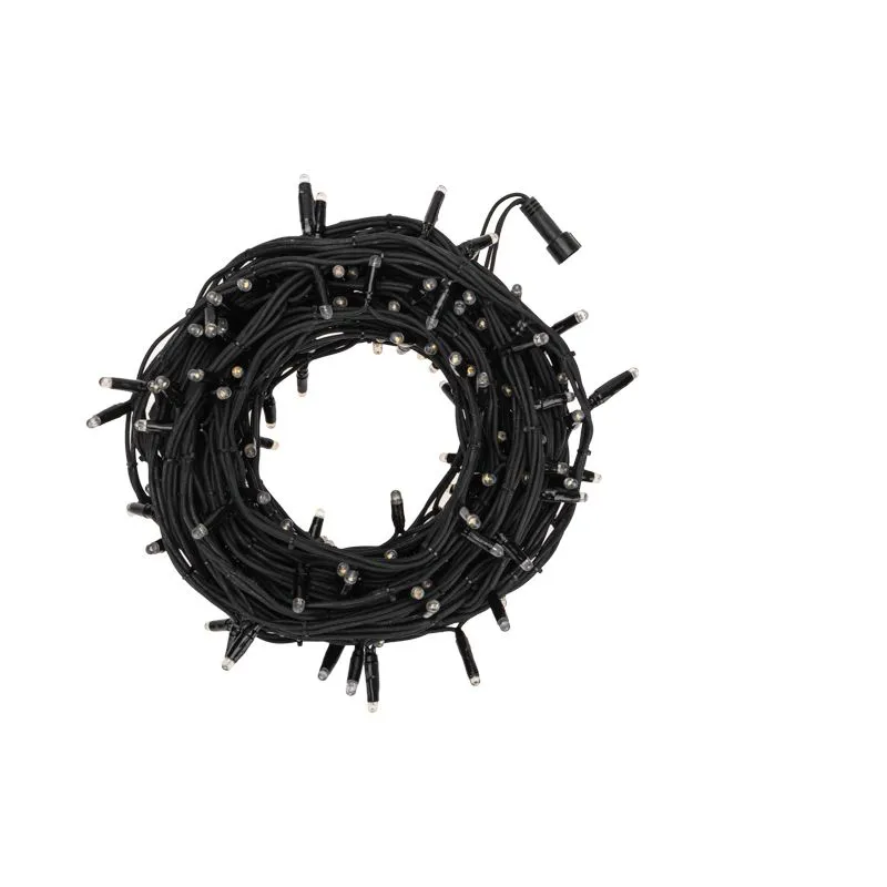 Гирлянда Твинкл Лайт 20 м, 240 LED БЕЛЫЙ, черный Каучук, IP67, динамика, 230В соединяется NEON-NIGHT - Фото 4