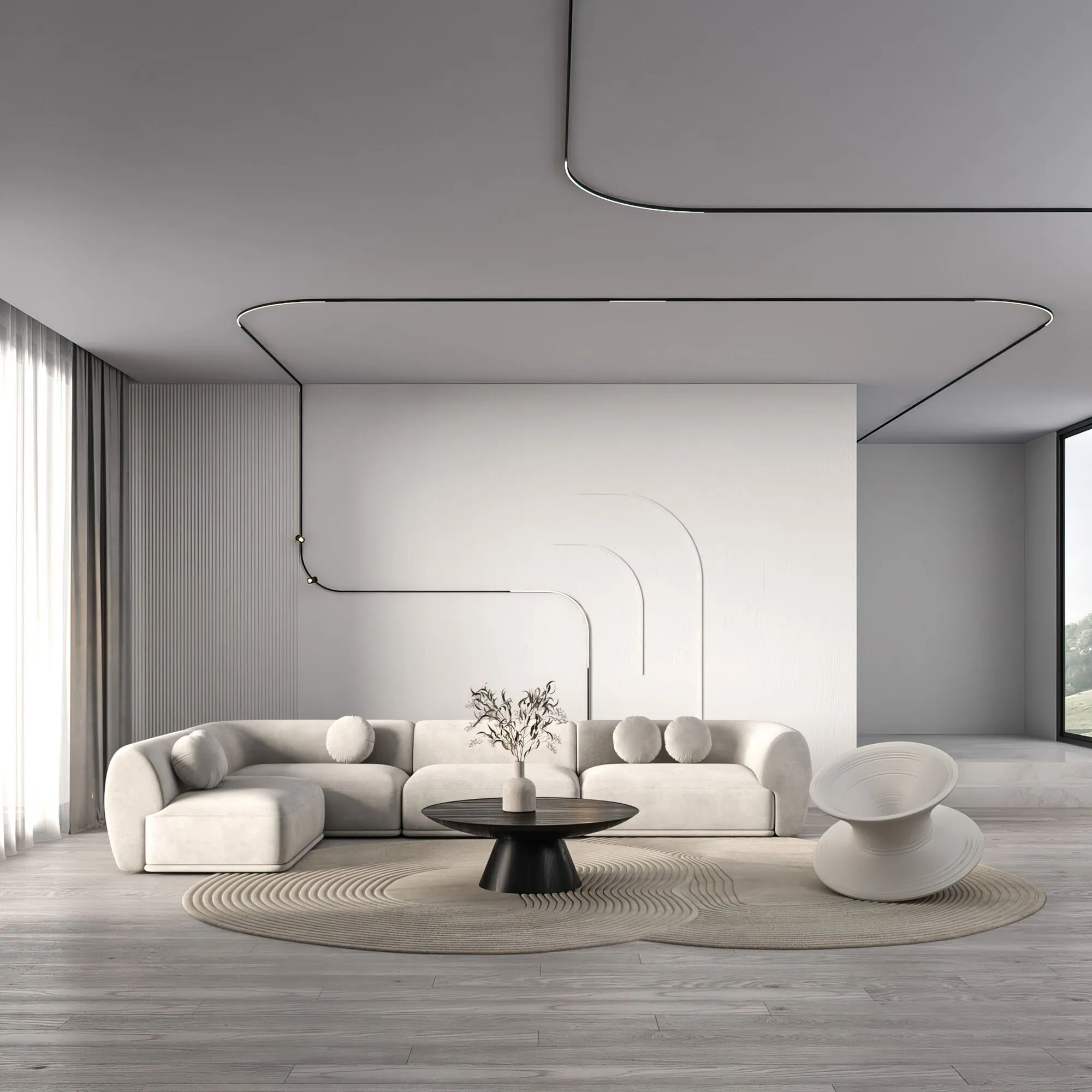 Mini Magnetic Шинопровод накладной (черный) (2м) 85171/00 - Фото 5