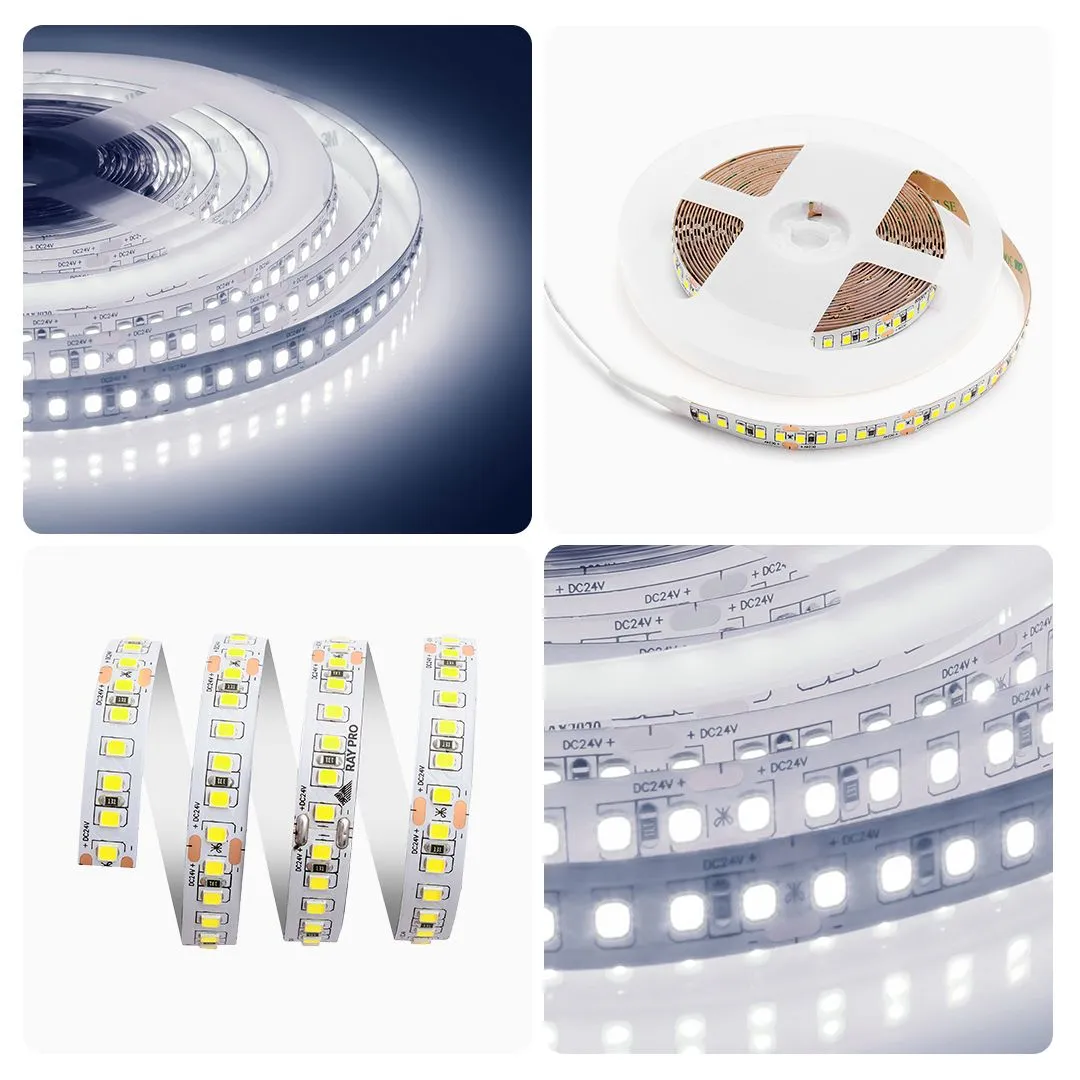 Лента светодиодная ПРО smd2835 168д/м 24В 6500К IP20 5м Apeyron - Фото 8