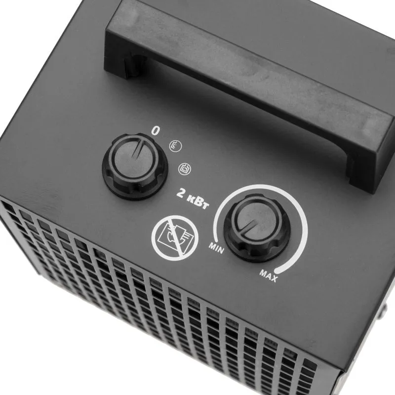 Пушка тепловая электрическая, квадратная, PTC, 2кВт REXANT - Фото 5