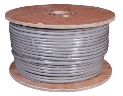 Кабель витая пара F/UTP, CAT 5, PVC, 25PR, 24AWG, INDOOR, SOLID, серый, 305м, REXANT - Фото 2