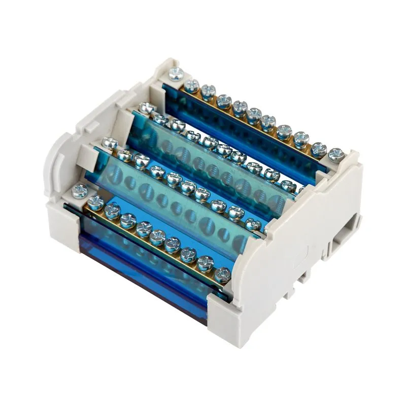 Шина на DIN-рейку в корпусе (кросс-модуль) 4х11 REXANT - Фото 2