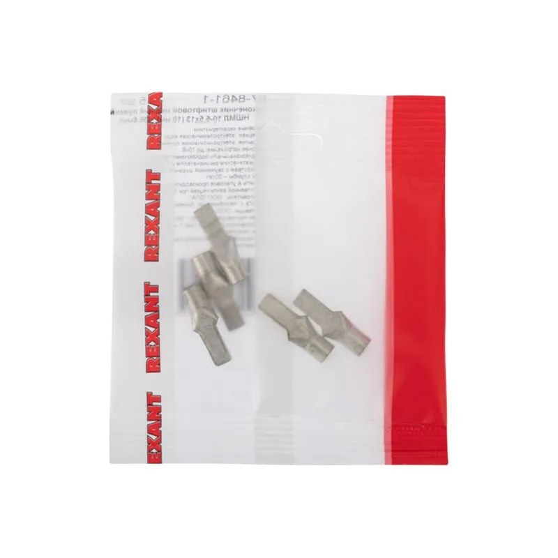 Наконечник штифтовой медный луженый НШМЛ 10-5,5х13 (10 мм² - Ø5,5мм) (в упак. 5 шт.) REXANT - Фото 3