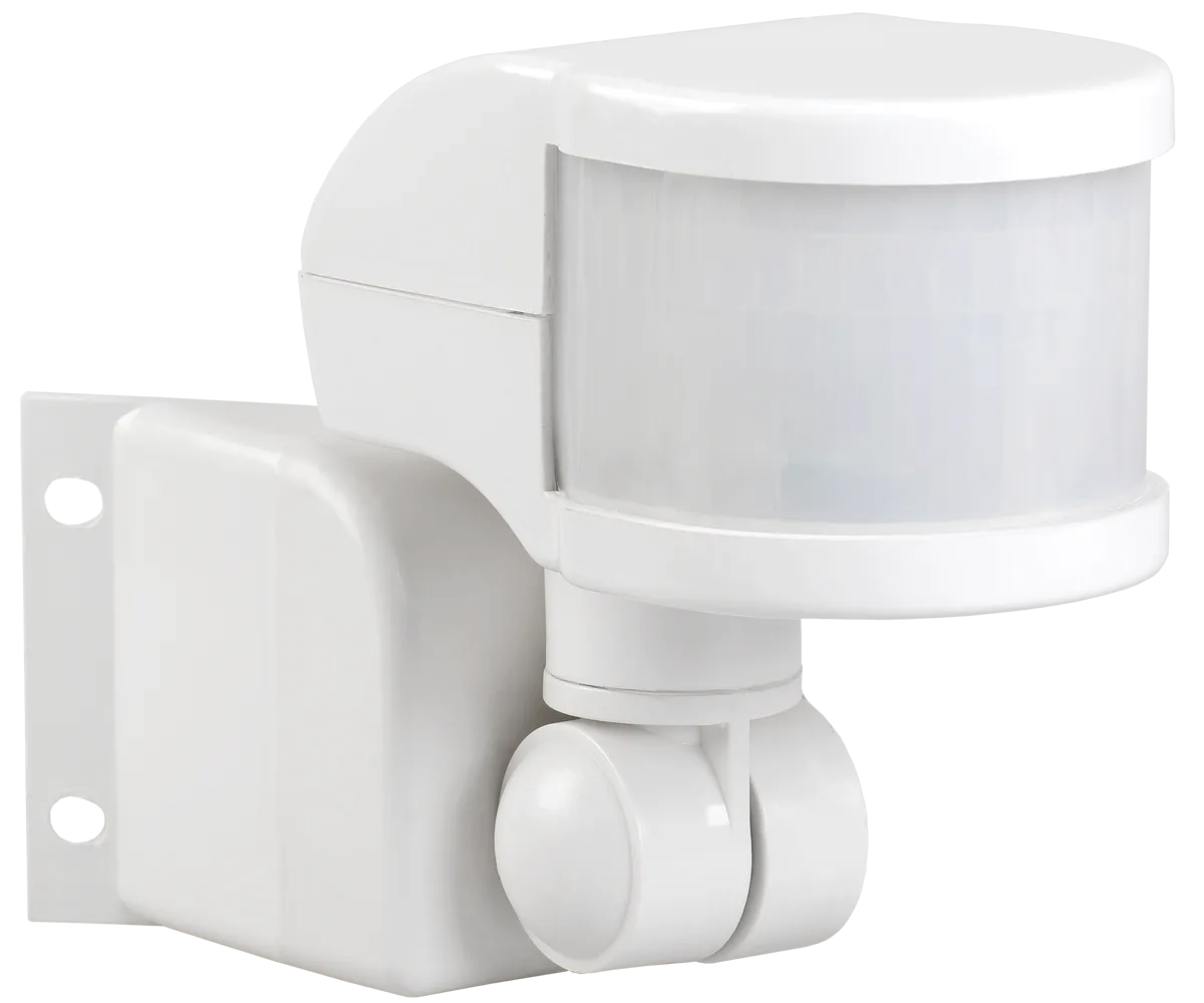 Датчик движения ДД-018В 1100Вт 270град 12м IP44 белый IEK