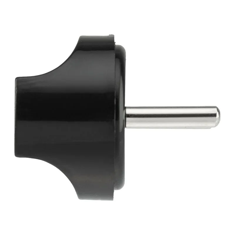 Адаптер сетевой (переходник) с Евро А/F на вилку С1 CEE 7/2 «Питер» 6А б/з черный PROconnect (пакет БОПП 1 шт/уп.) - Фото 5