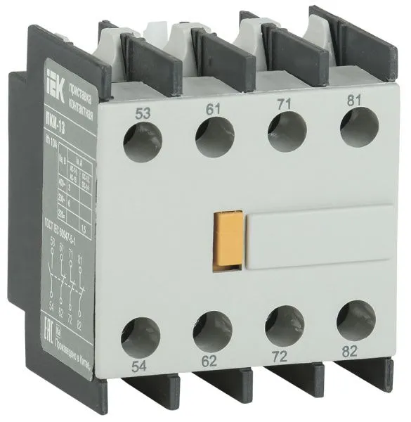 Приставка ПКИ-13 дополнительные контакты 1NO+3NC IEK