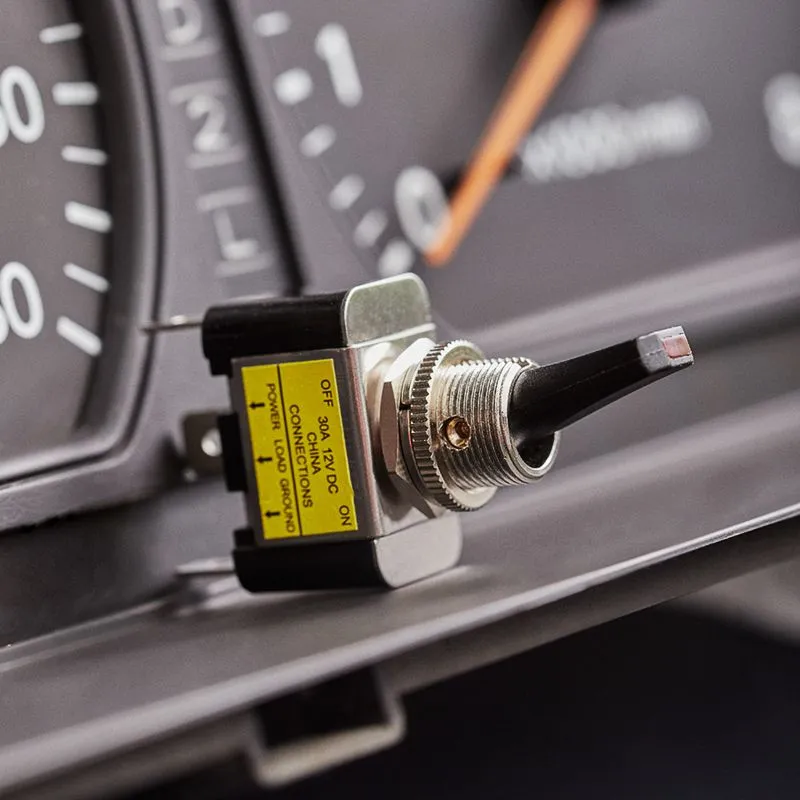 Тумблер 12V 30А (3c) ON-OFF однополюсный  с красной LED подсветкой  (ASW-07D-2)  REXANT (в упак. 1шт.) - Фото 3