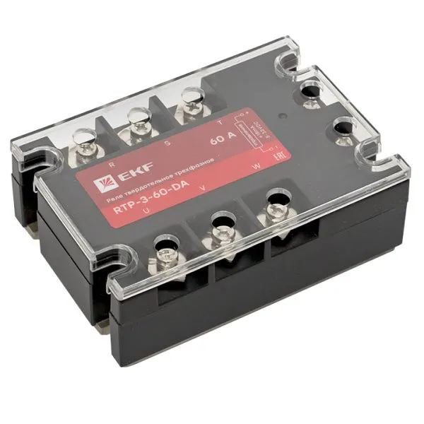 Реле твердотельное трехфазное RTP-60-DA EKF - Фото 6