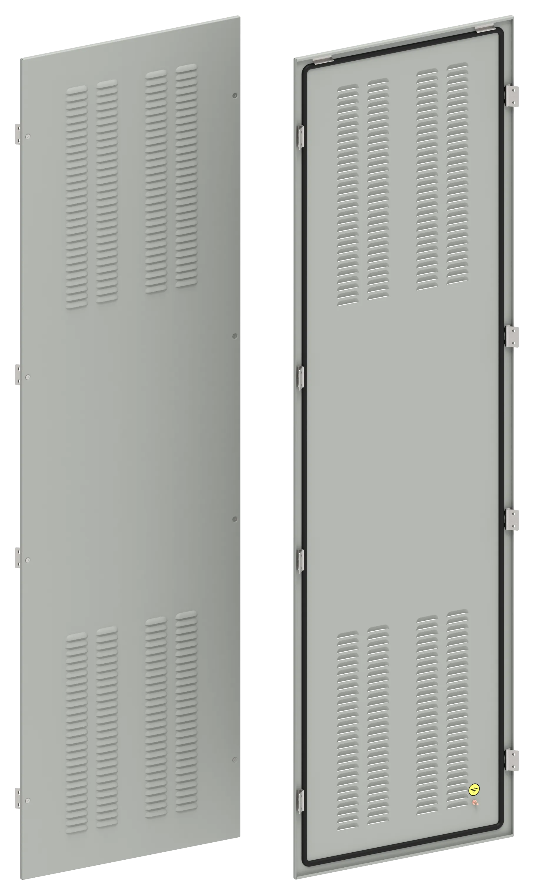 FORMAT Панель боковая вентилируемая 2000х600мм IP31 (2шт/компл) IEK