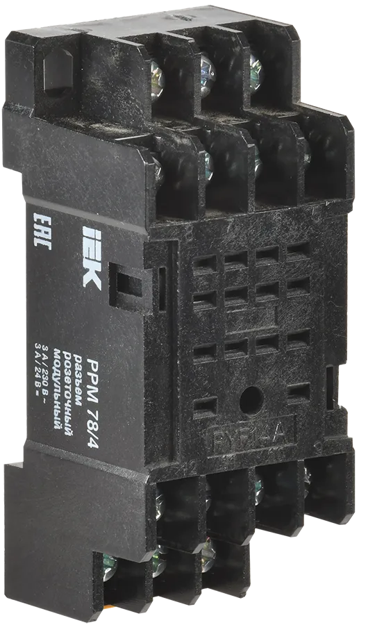 Разъем РРМ78/4(PYF14A) для РЭК78/4(MY4) модульный IEK