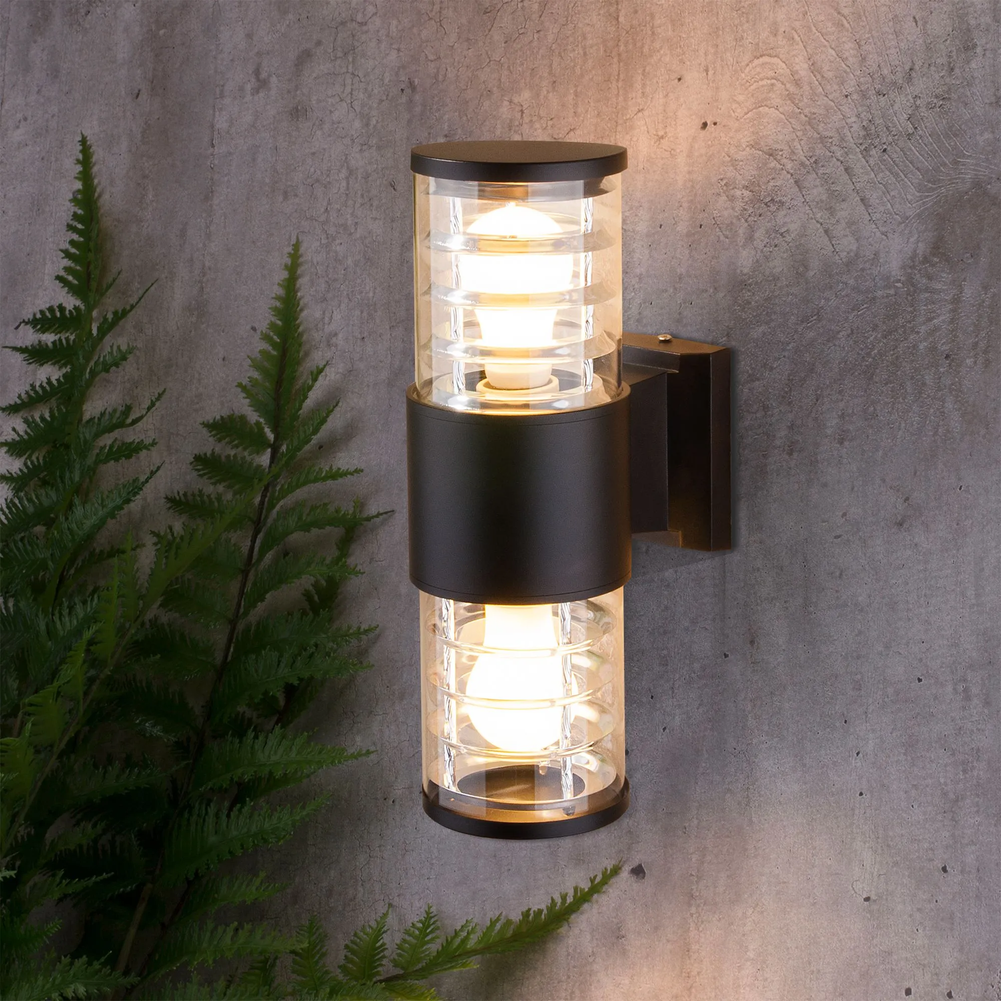 Светильник уличный настенный 1407 TECHNO черный Elektrostandard - Фото 2