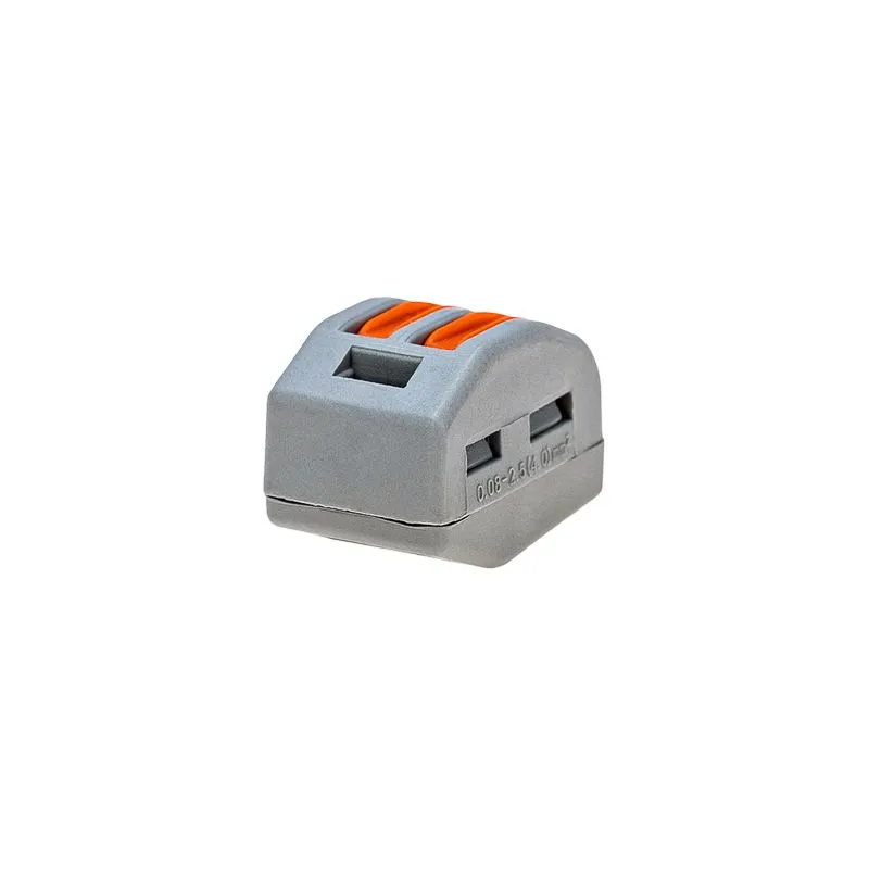 Универсальная клемма СМК 222-412, 2-проводная серая 0,08-2,5/4 мм² (блистер 5 шт./уп.) REXANT - Фото 3