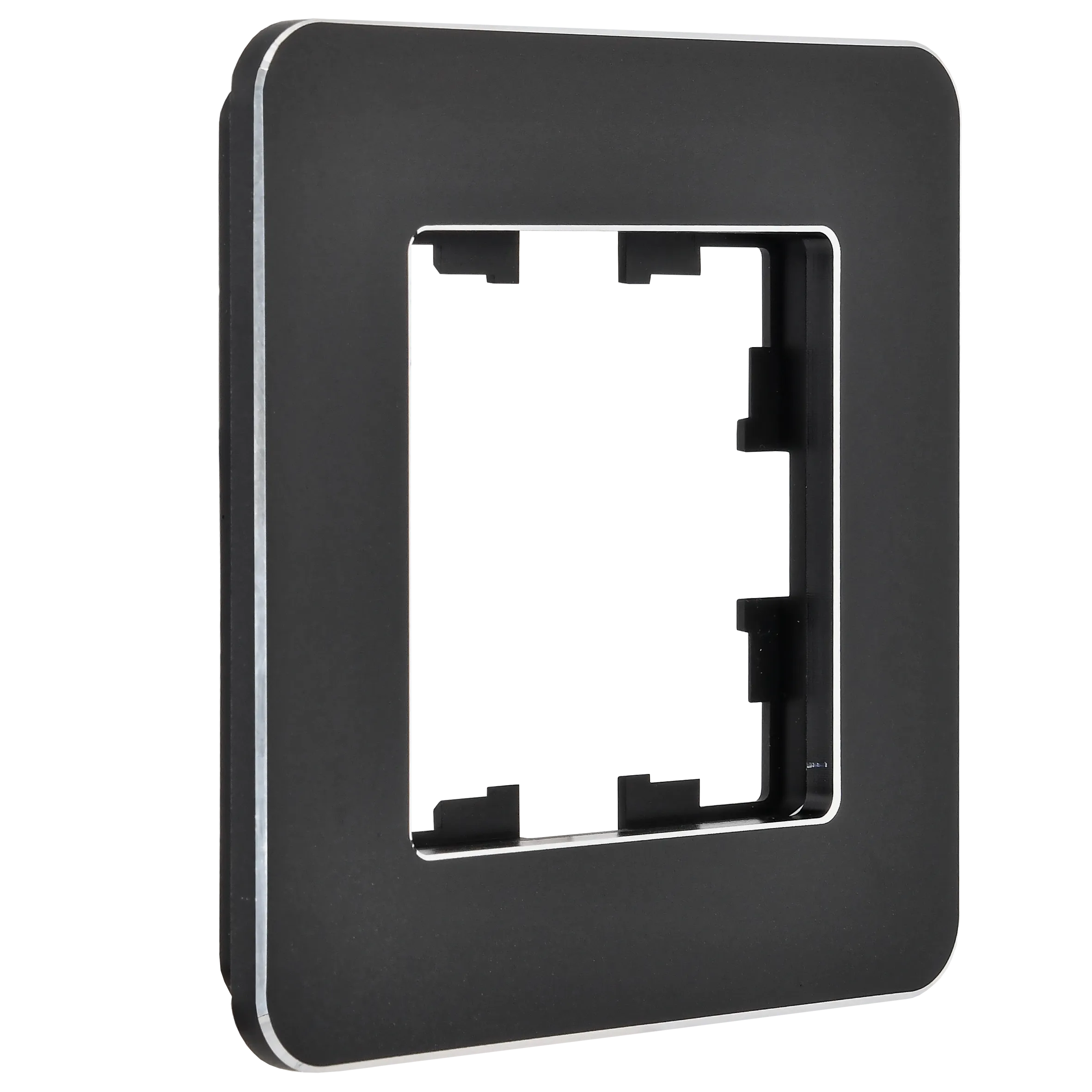 BRITE Рамка 1-местная РУ-1-1-Бр металл черный RE IEK - Фото 6