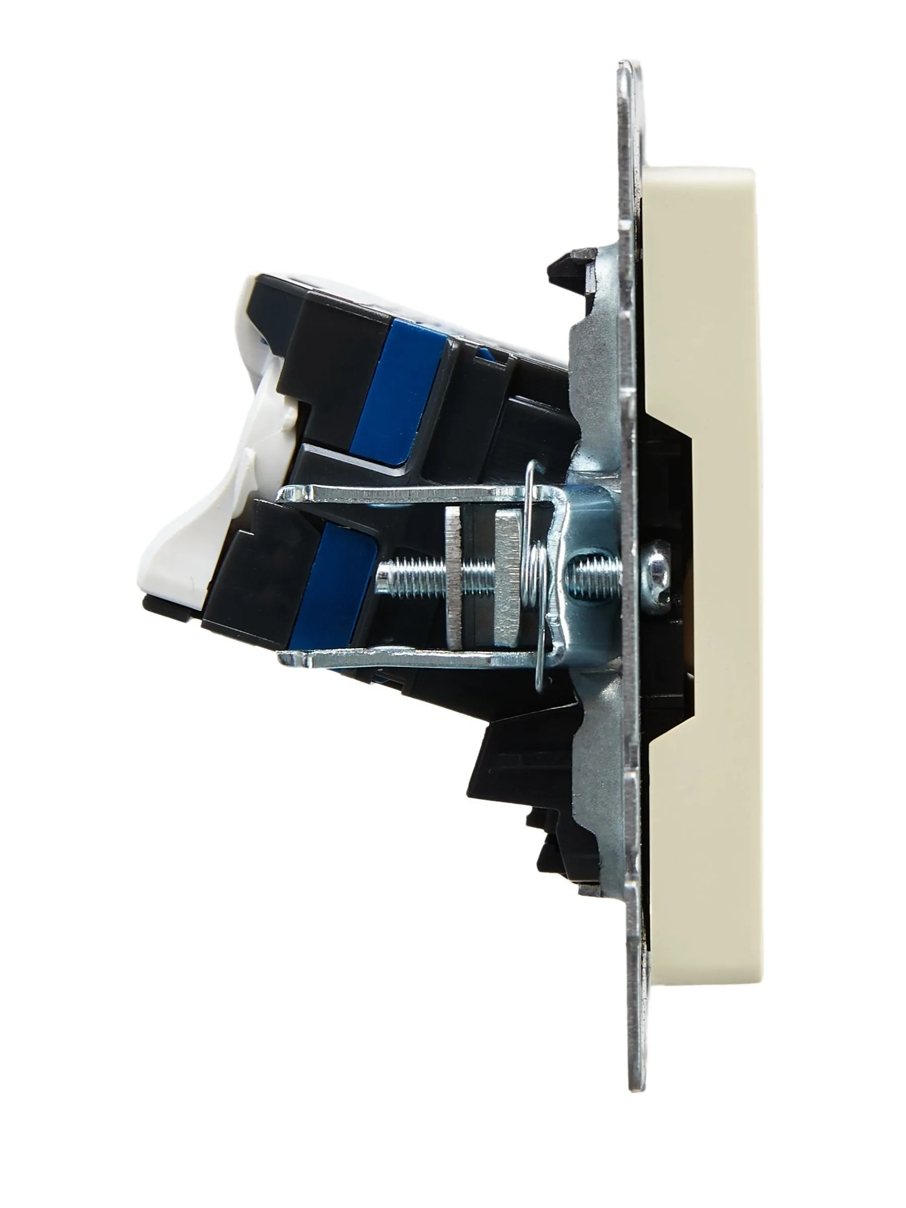 BRITE Розетка компьютерная двойная RJ45 кат.6 РК11-2-БрКр бежевый IEK - Фото 5