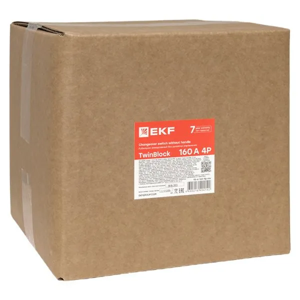 Рубильник 160A 4P реверсивный без рукоятки управления TwinBlock EKF - Фото 7