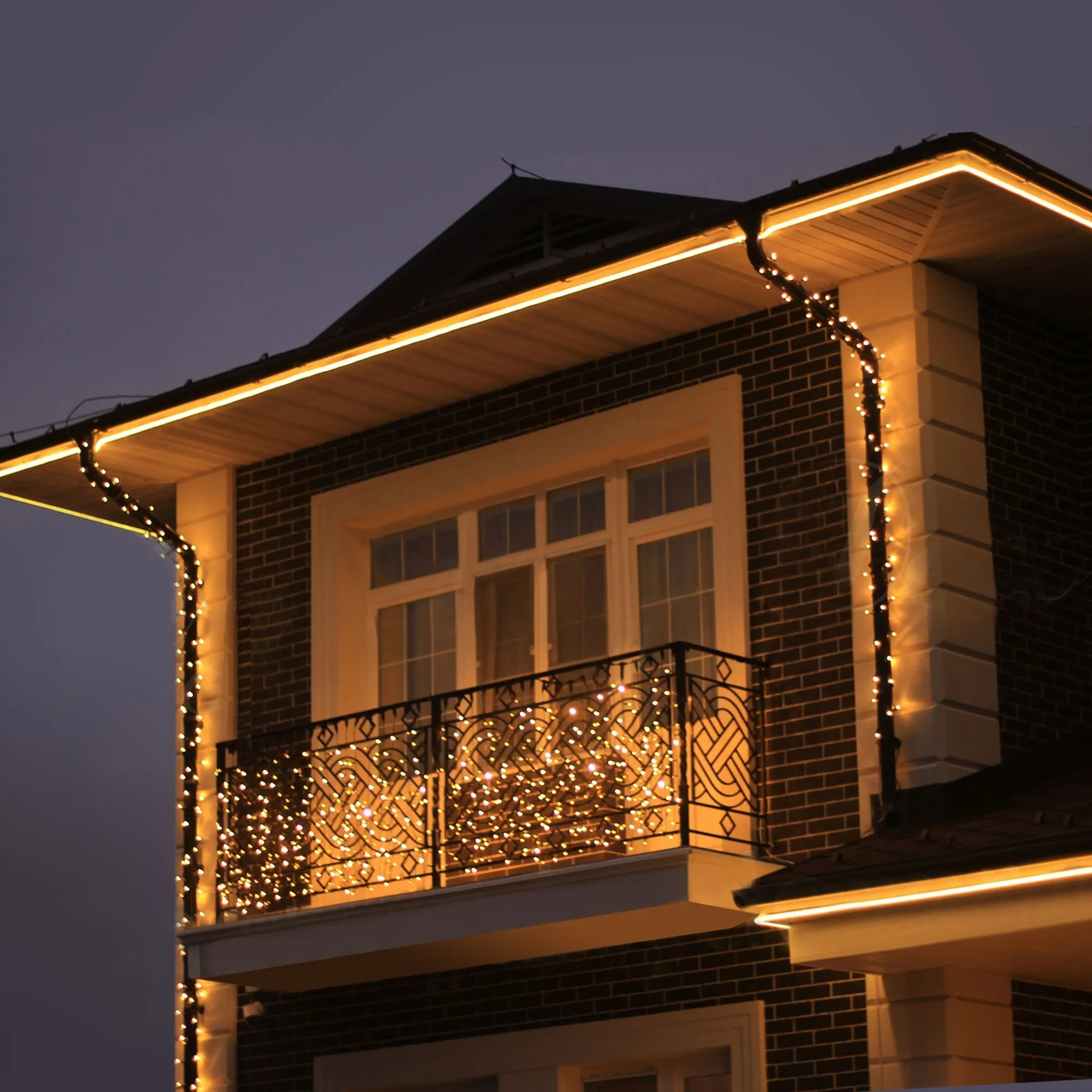 Гибкий неон светодиодный 220V 9,6W 120Led 2835 IP67 односторонний теплый белый, 50 м Elektrostandard - Фото 3