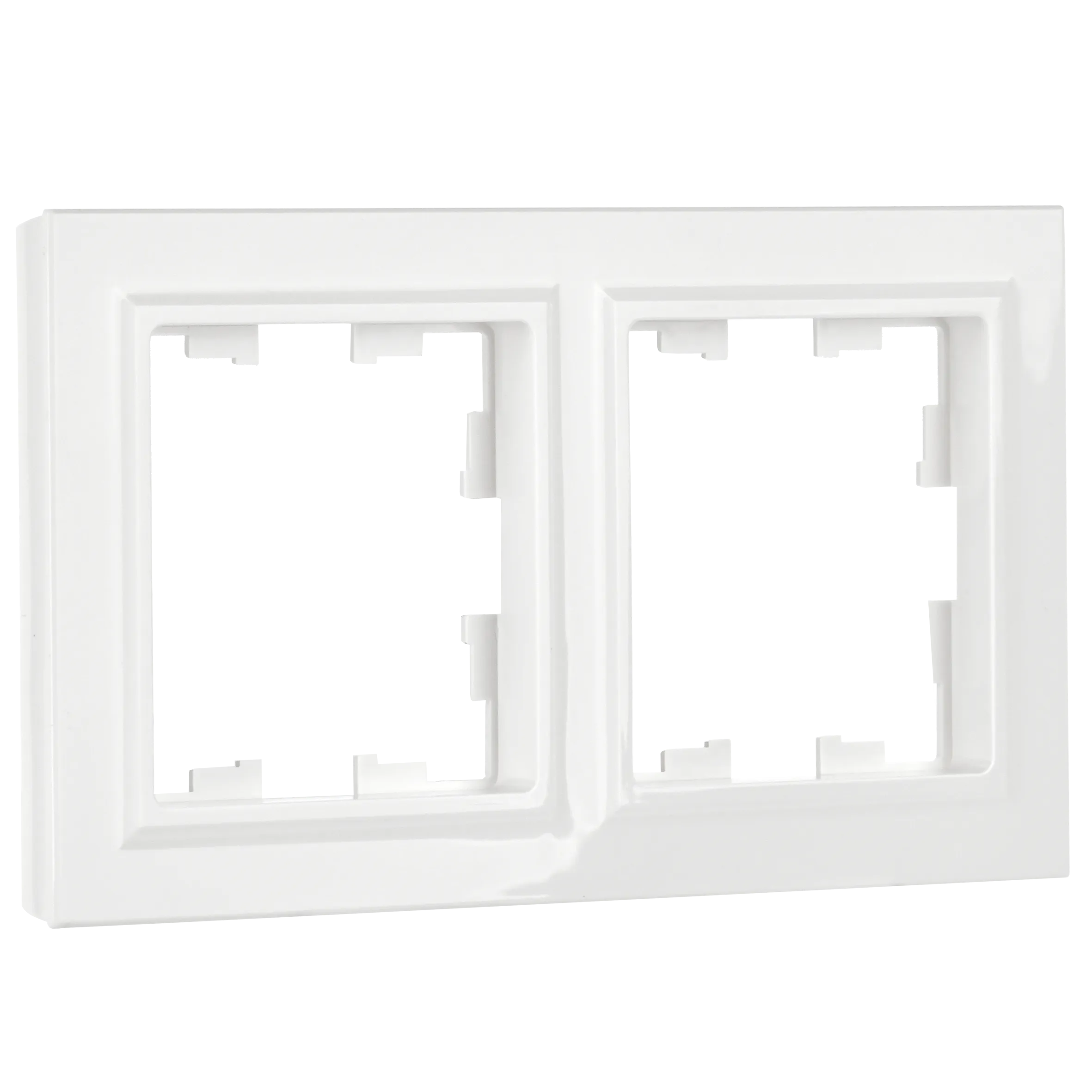 BRITE Рамка 2-местная РУ-2-БрБ белый IEK - Фото 5