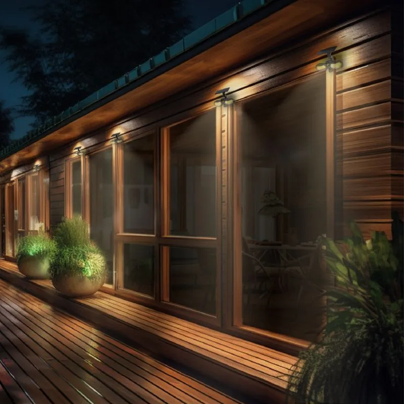 Светильник прожекторный NEW AGE 4000K, со встроенным аккумулятором, солнечной панелью, датчиками движения и освещенности LAMPER - Фото 2