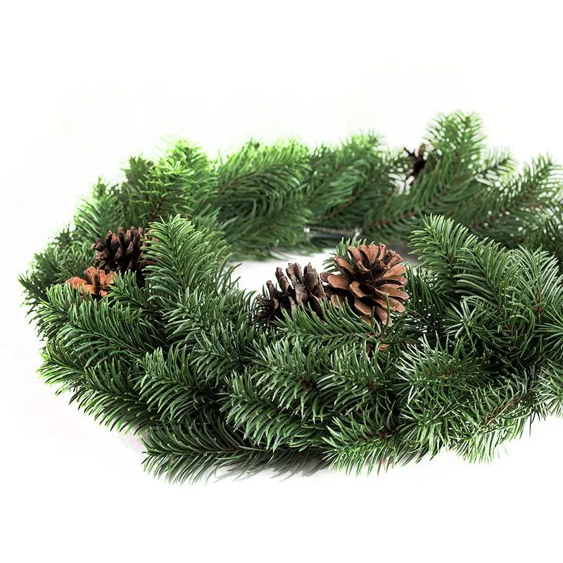 Еловый венок с шишками NEON-NIGHT Ø 45см, Литой - Фото 2