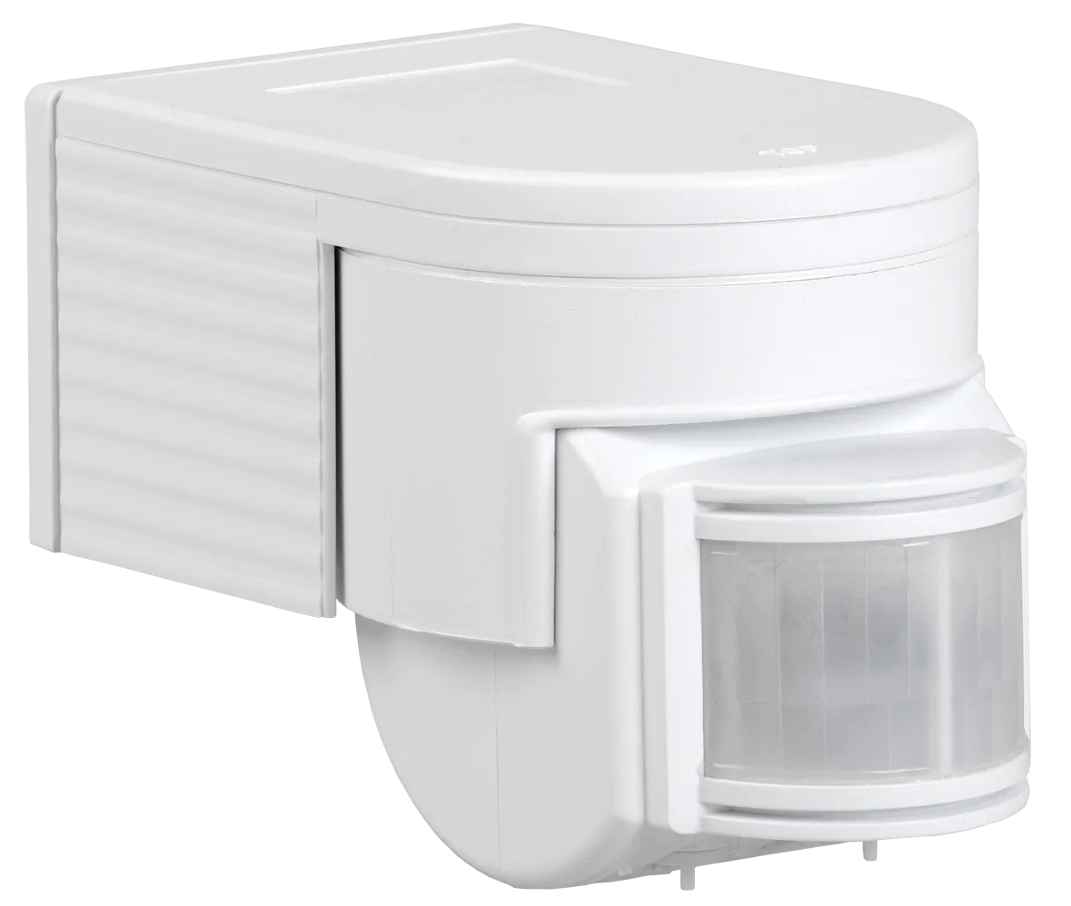 Датчик движения ДД-012 1100Вт 180град 12м IP44 белый IEK