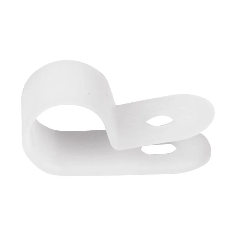 Скоба под винт 12мм, белая (50 шт/уп) REXANT - Фото 3