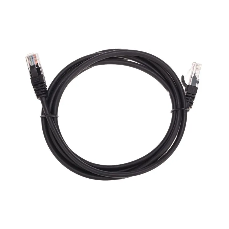 Патч-корд U/UTP, CAT 5e, RJ45-RJ45, 26AWG, LSZH, черный, 2м REXANT 02-0102-2