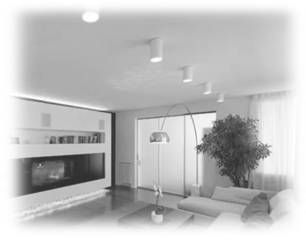 Светильник светодиодный накладной PDL-R 15Вт 4000K 100° белый IP20 Jazzway - Фото 3