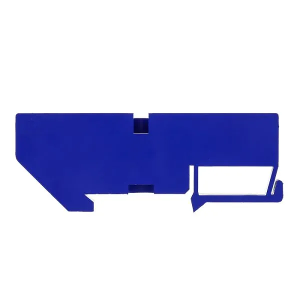 Изолятор на DIN-рейку синий EKF - Фото 2