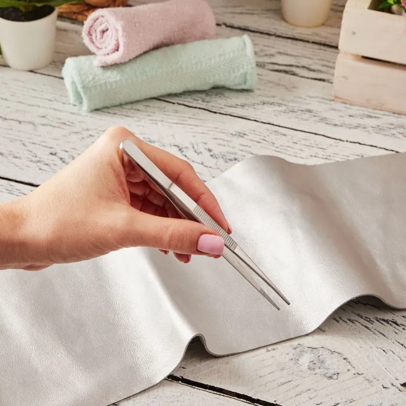 Пинцет прямой, узкий, рифленый 145мм ПРОФИ - Фото 4