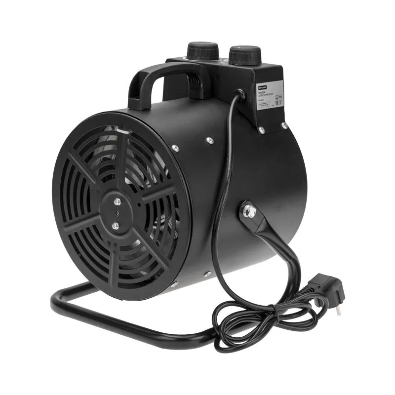 Пушка тепловая электрическая, круглая, регулировка угла наклона, ТЭН, 3кВт REXANT - Фото 2