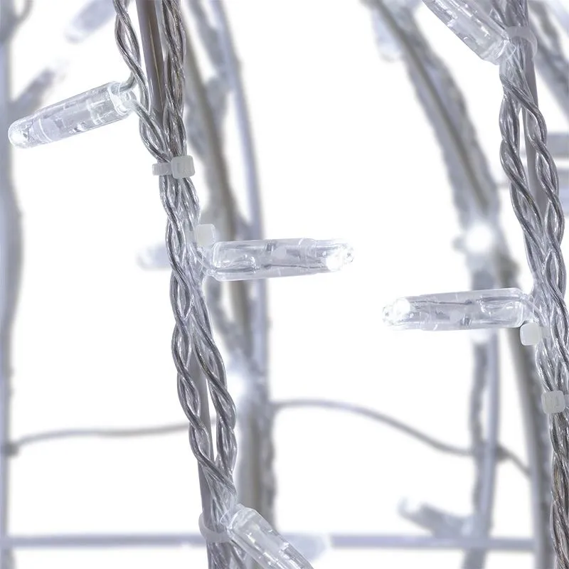 Шар светодиодный 230V, диаметр 90 см, 372 светодиода, цвет белый - Фото 2