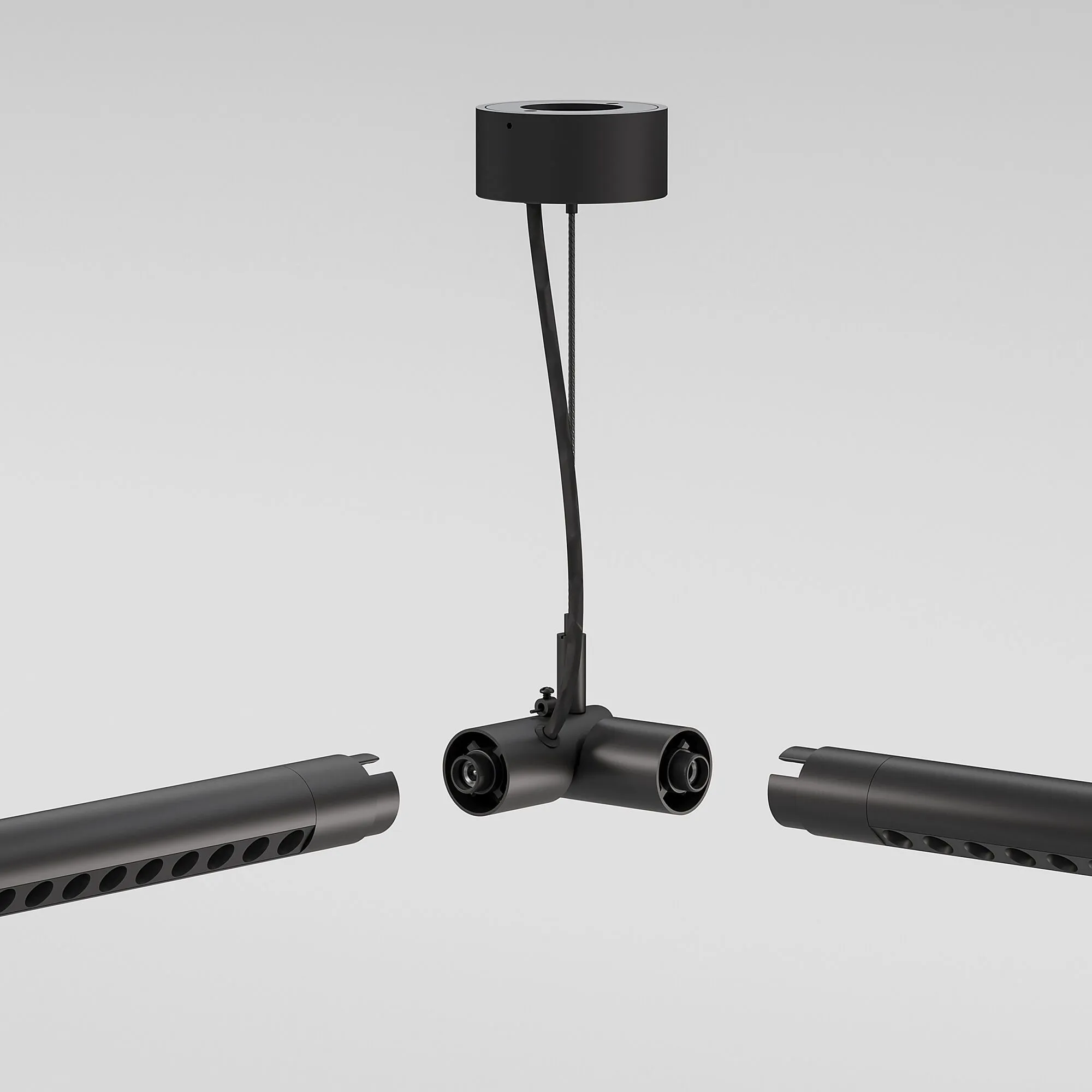 Module System Набор подвеса угловой с вводом питания (черный) - Фото 7