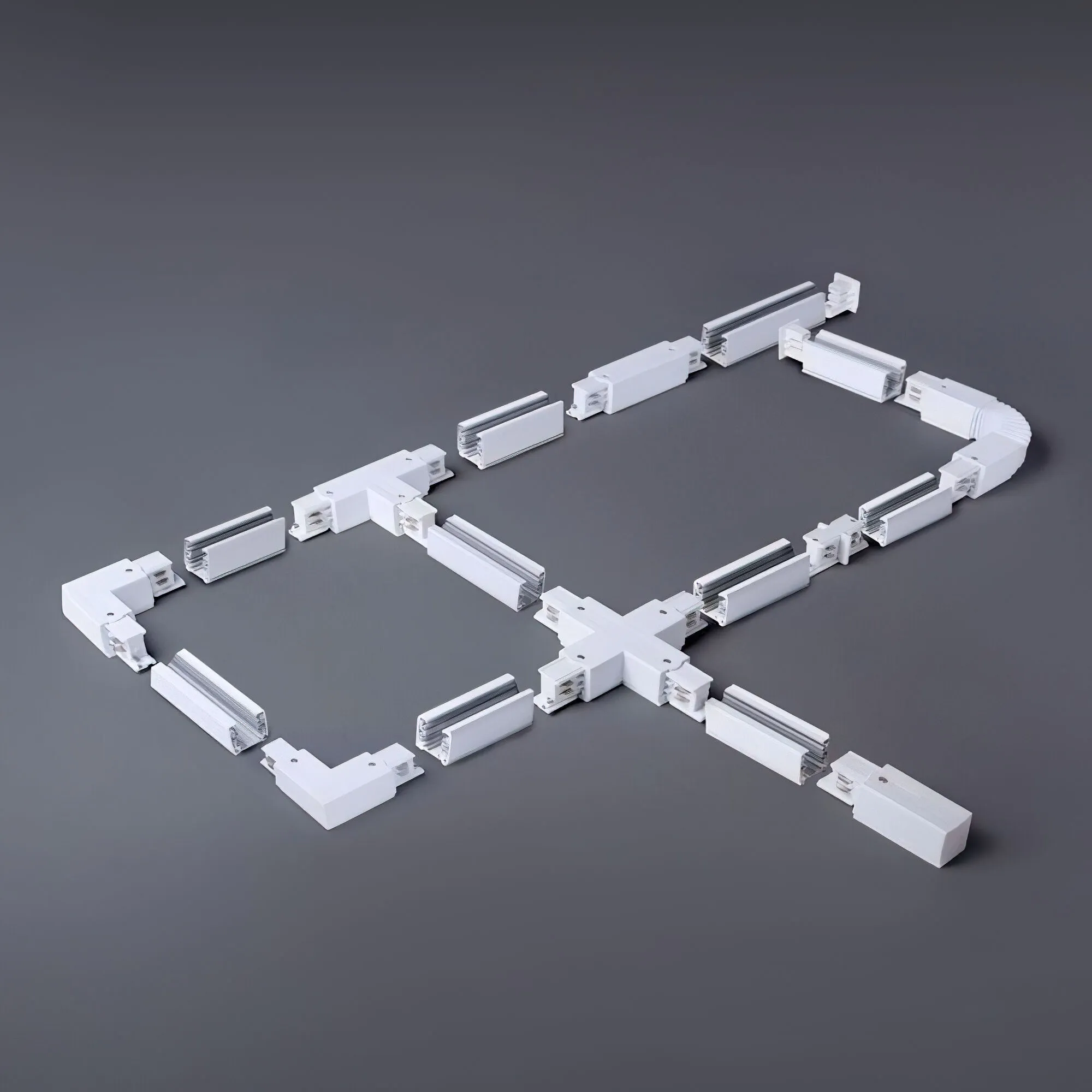 Коннектор угловой для трехфазного шинопровода белый TRC-1-3-L-WH Elektrostandard - Фото 3