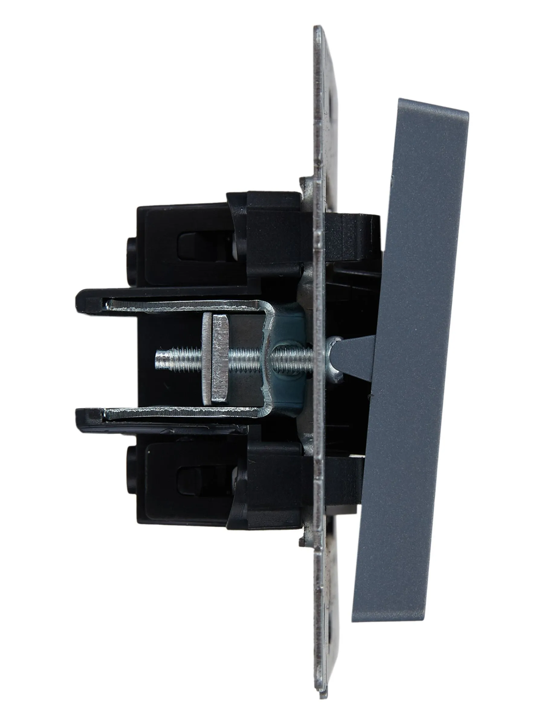 BRITE Выключатель 1-клавишный проходной с индикацией 10А ВС10-1-7-БрМ маренго IEK - Фото 3