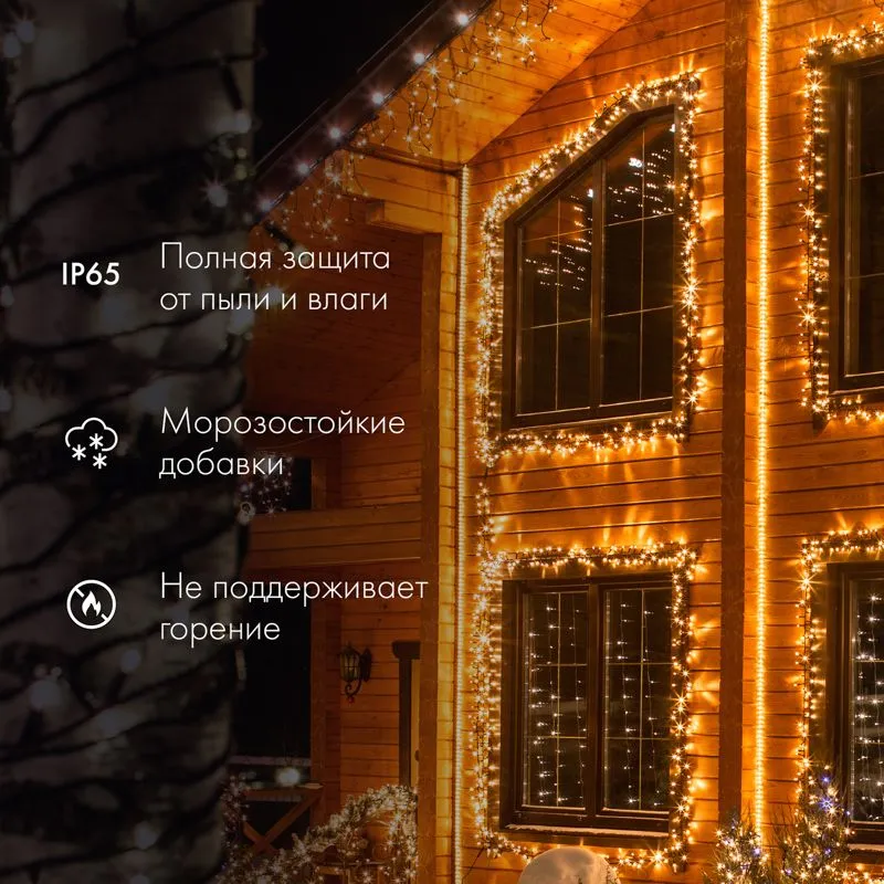 Дюралайт LED двухжильный 24В 13мм 36 LED/м ТЕПЛЫЙ БЕЛЫЙ постоянное свечение модуль 0,42м бухта 100м NEON-NIGHT - Фото 2