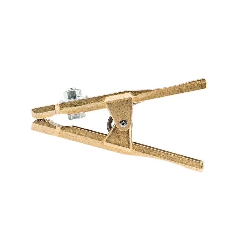 Зажим «крокодил» 400 А 170 мм для сварки (латунь) САТУРН Профи РОССИЯ - Фото 2