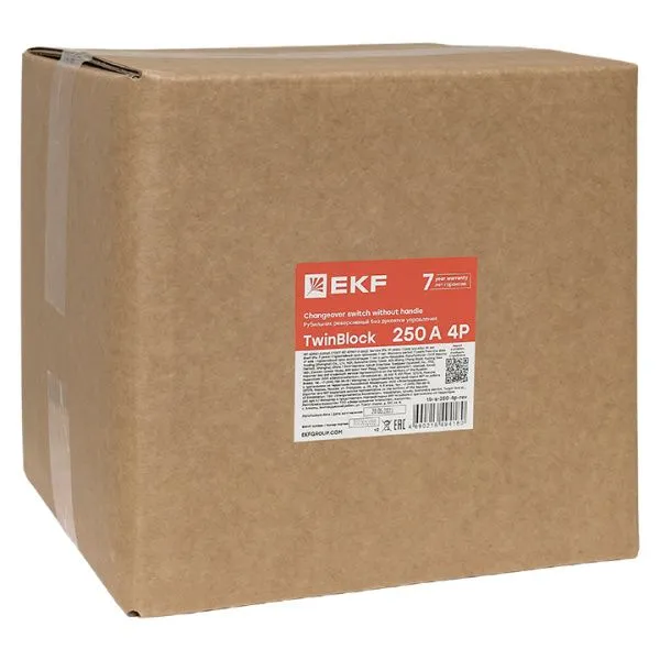 Рубильник 250A 4P реверсивный без рукоятки управления TwinBlock EKF - Фото 7