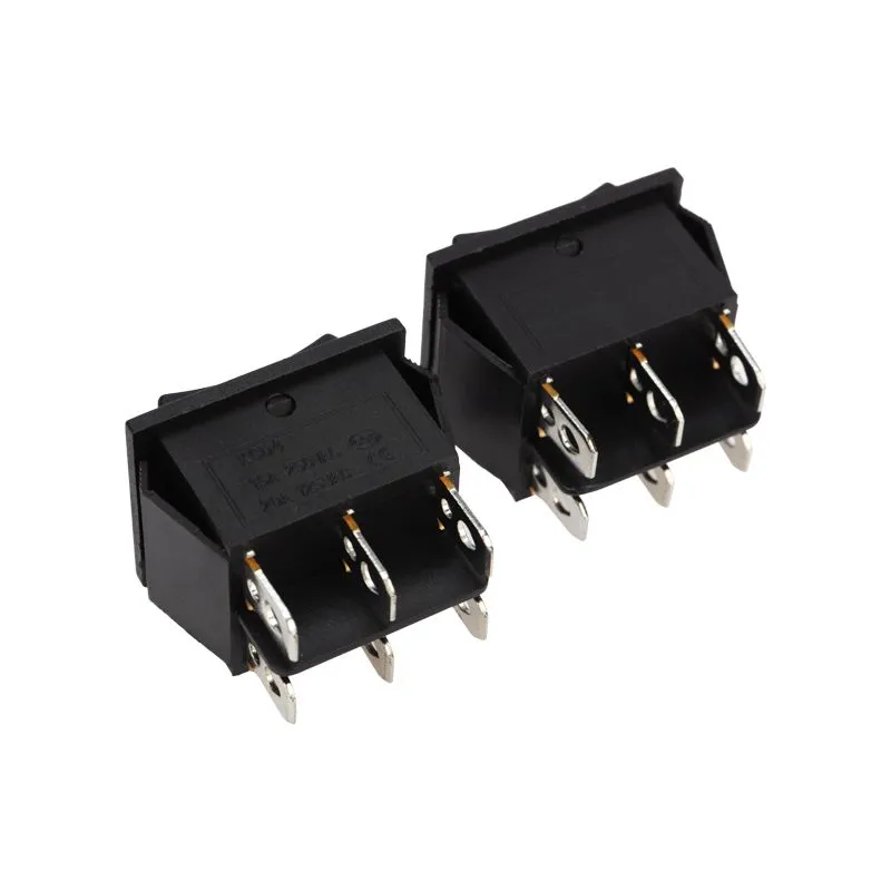 Переключатель клавишный 250V 15А (6с) (ON)-OFF-(ON) черный  с нейтралью  Б/Фикс  (RWB-508, SC-767)  REXANT - Фото 4