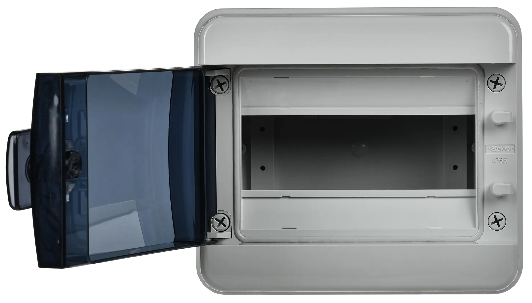 TEKFOR Корпус пластиковый КМПн-8 IP65 черная прозрачная дверь IEK - Фото 5