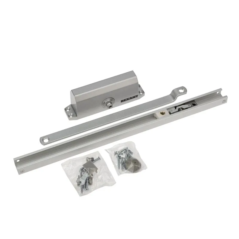 Доводчик дверной со скользящей тягой для установки на дверь весом до 65 кг - Фото 2