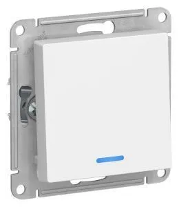 Выключатель 1-кл. AtlasDesign (сх. 1а) 10AX с подсветкой механизм лотос SE ATN001313 1739914