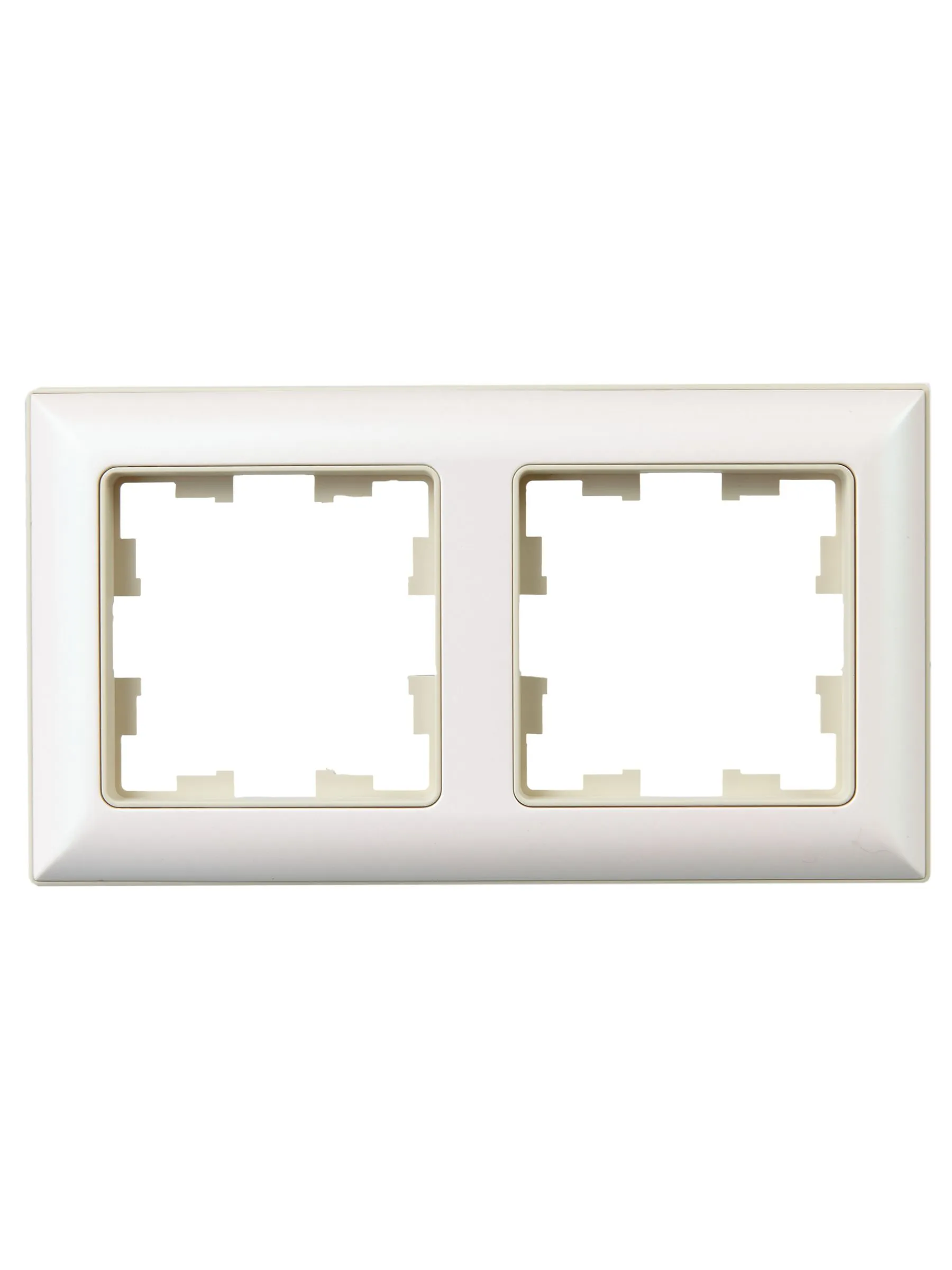 BRITE Рамка 2-местная РУ-2-Бр бежевый/жемчужный IEK - Фото 3
