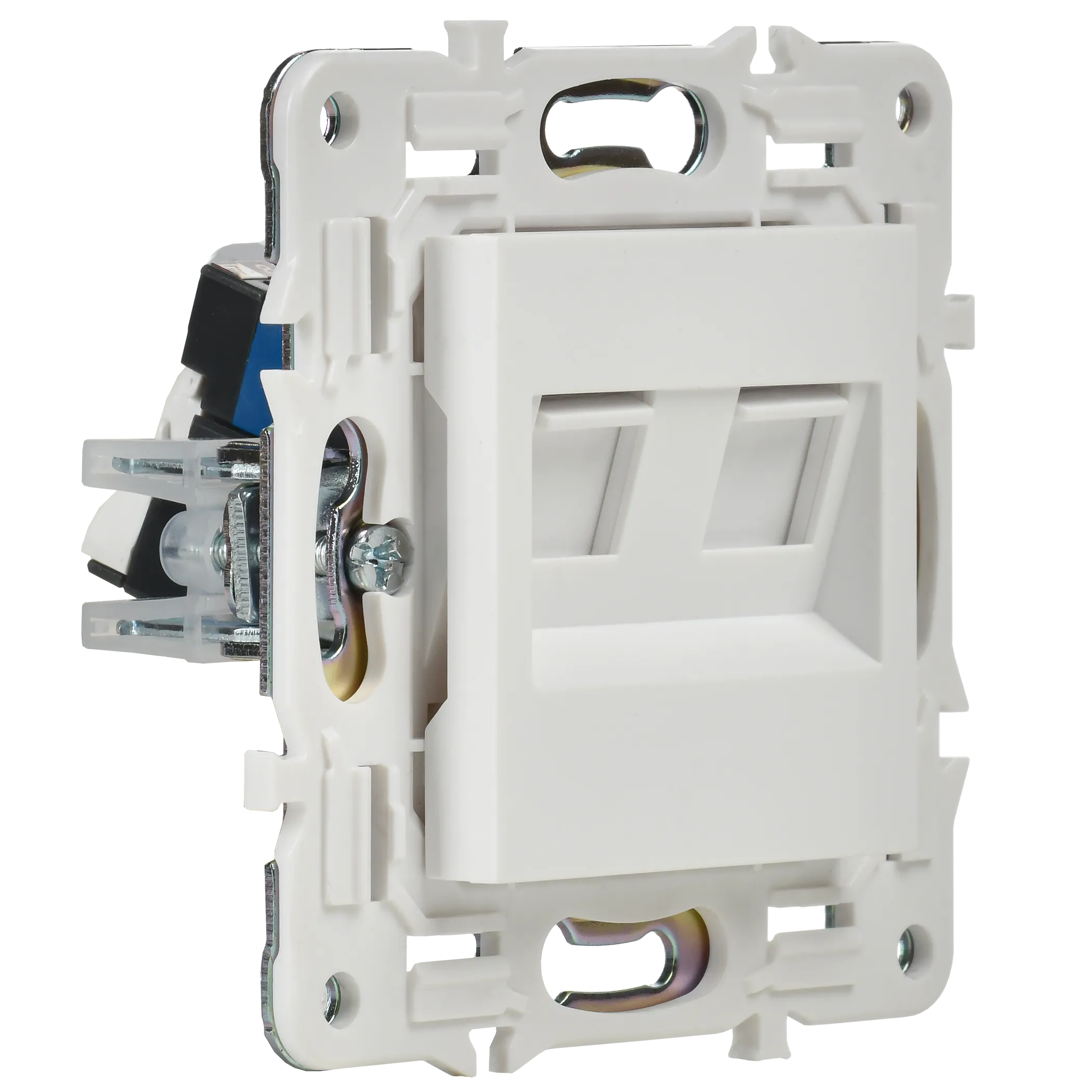 SKANDY Розетка компьютерная двойная RJ45 кат.5E SK-K03W арктический белый IEK - Фото 7