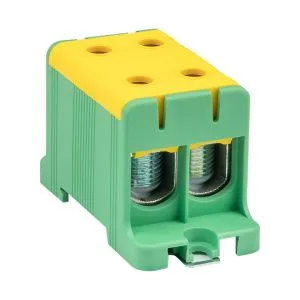 Клемма двойная КСВ 16-95 желто-зеленая EKF plc-kvs2-16-95-y-green