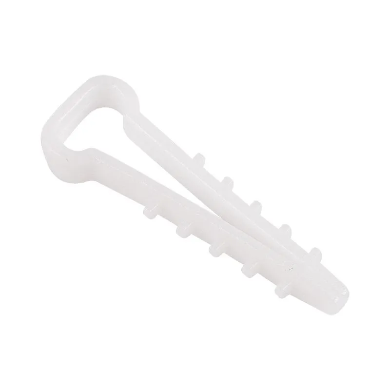 Дюбель-хомут 5-10мм, прямоугольный, белый (100 шт/уп) REXANT 07-4610