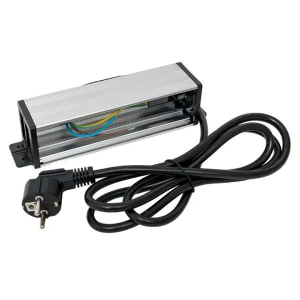 Встраиваемый настольный розеточный блок для крепления под столом, 8 модулей, C-Line - Фото 5